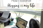Keeping your blog schedule on top of things can easily take over the rest of your life. Here's a post about how to keep your priorities straight with blogging and other parts of life!