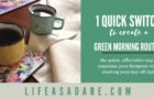 Tired of creating waste every day? Check out this ONE eco-friendly coffee switch you can make to make your morning routine more environmentally-friendly!