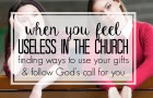 Do you feel like you just can't find a way to actually DO something with your faith? Here's a post on how to follow God's call for you even if your church gets in the way.